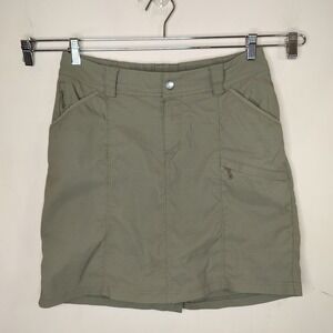 Duluth Trading Co Dry On The Fly Skort Hiking Trekking Olive